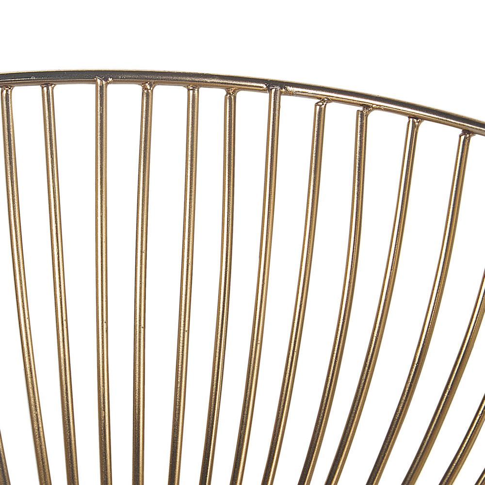 Vassoio decorativo in metallo dorato vassoio d'accento Design traforato