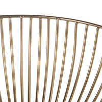 Vassoio decorativo in metallo dorato vassoio d'accento Design traforato