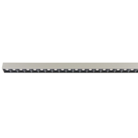 Lampada LED da scrivania Argento Metallo 120 cm Alluminio morsetto Luce Dimmerabile Ufficio Studio Moderno