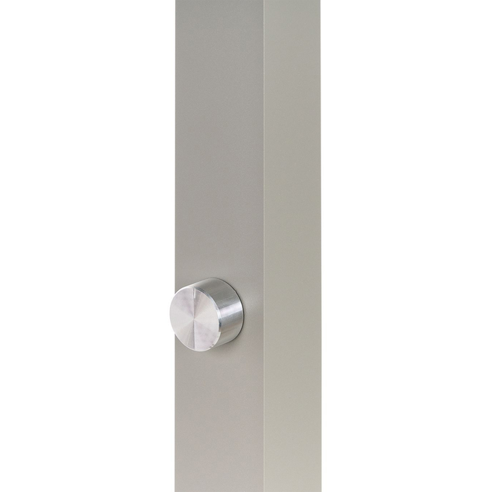 Lampada LED da scrivania Argento Metallo 120 cm Alluminio morsetto Luce Dimmerabile Ufficio Studio Moderno