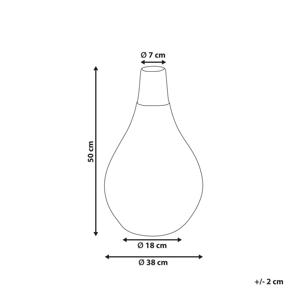 Vaso decorativo in terracotta bianca e nera Stile naturale per i fiori secchi