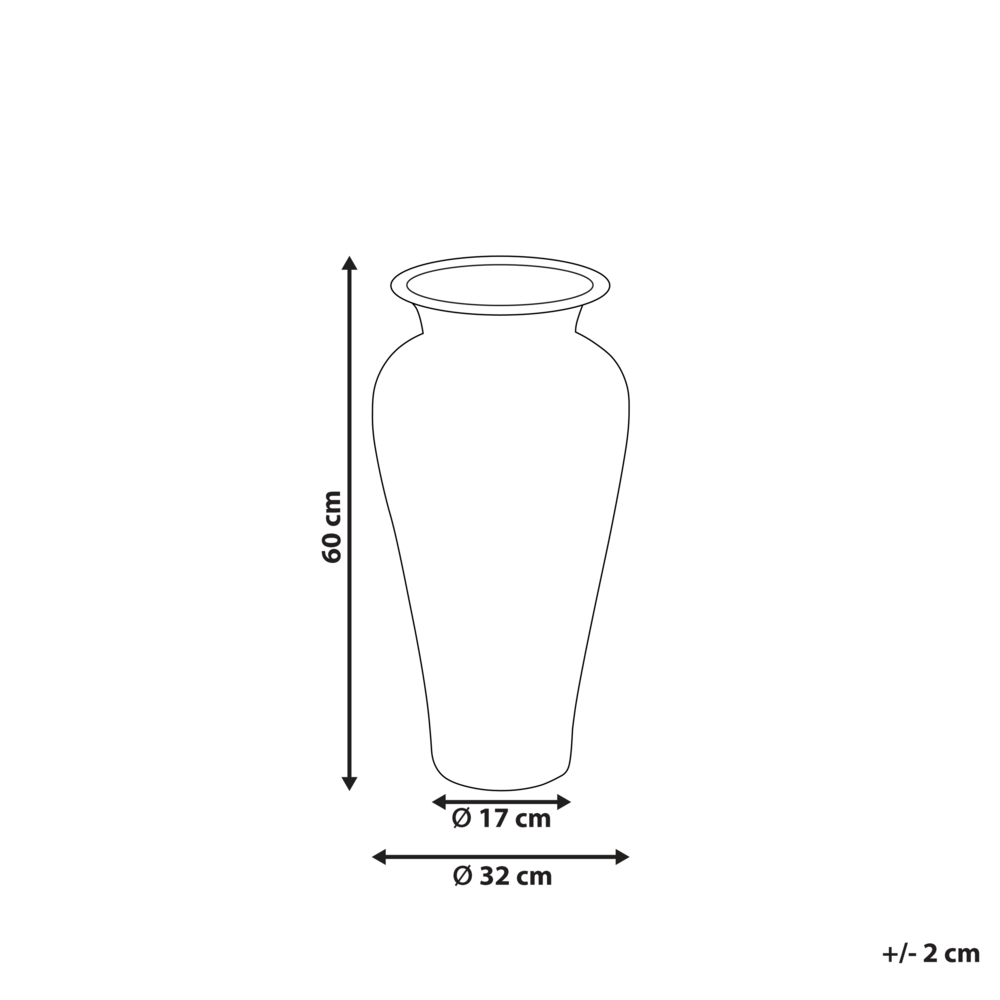 Vaso decorativo da terra in terracotta bianca e marrone Stile tradizionale per fiori secchi