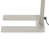 Lampada LED da terra in alluminio argento 194 cm Altezza Manopola Interruttore Dimmerabile Illuminazione moderna Casa Ufficio