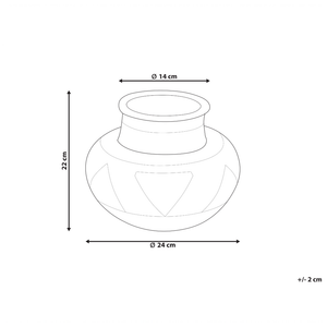 Vaso decorativo bianco e grigio in rattan fatto a mano in stile naturale per fiori secchi
