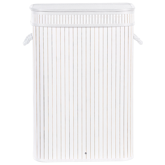 Cestino portaoggetti in bambù chiaro con coperchio Cestino per biancheria Accessori pratici lavanderia bucato