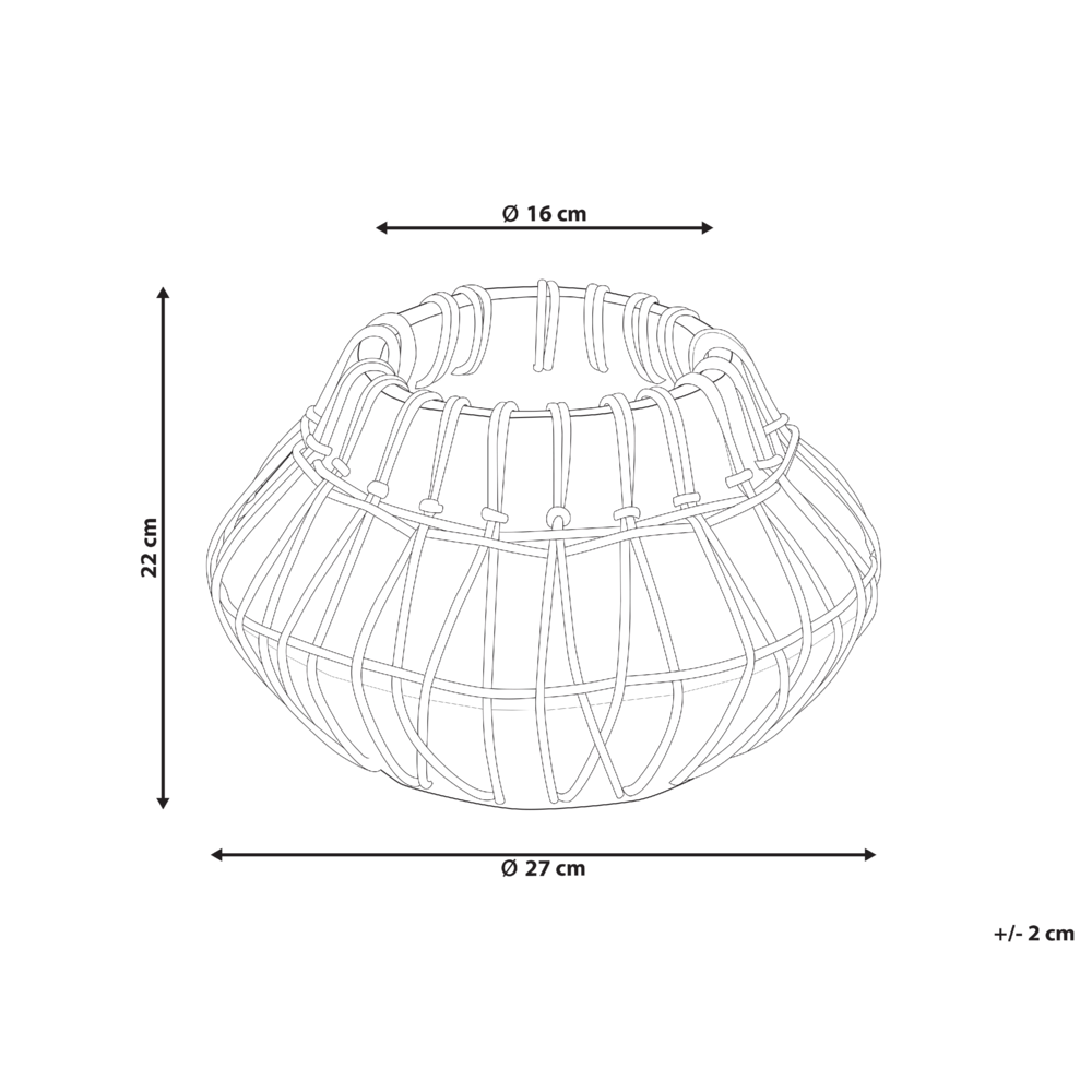 Vaso decorativo in terracotta marrone Stile naturale per fiori secchi