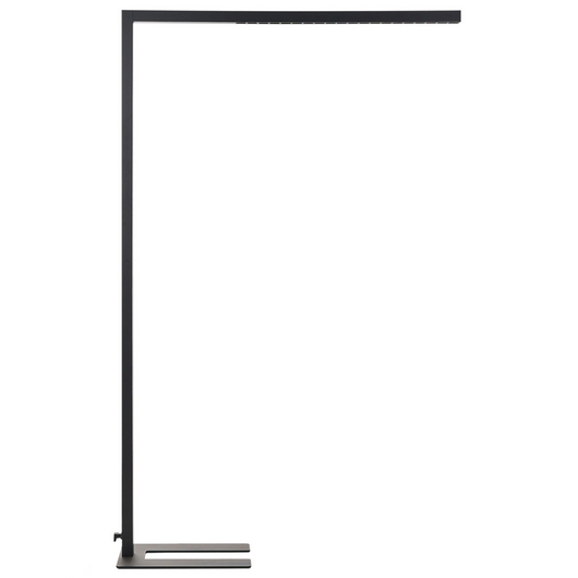 Lampada da terra LED in metallo di colore nero 194 cm con sensore di movimento regolabile soggiorno camera da letto
