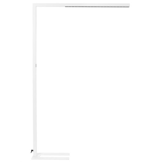 Lampada da terra LED in metallo di colore bianco 194 cm con sensore di movimento regolabile soggiorno camera da letto