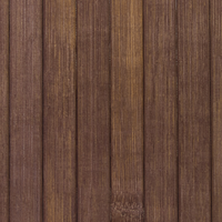 Set di 5 cestini in legno di bambù scuro con manici soggiorno camera da letto accessori