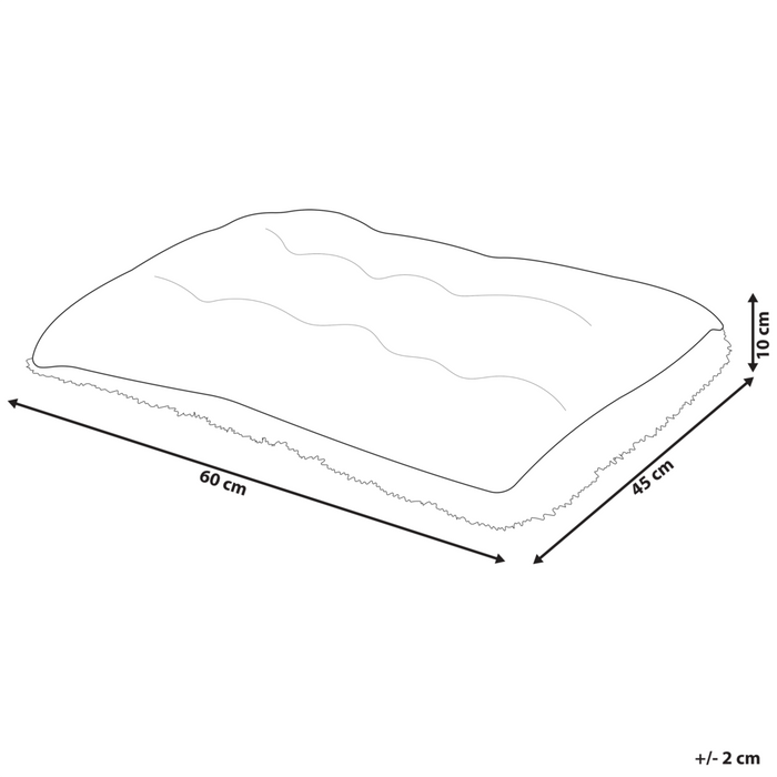 Cuccia animali letto per cani lettino gatti velluto grigio con nappe 60 x 45 cm