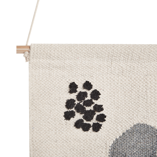 Decorazione da parete in cotone multicolore 51 x 90 cm con nappe camera da letto soggiorno elegante