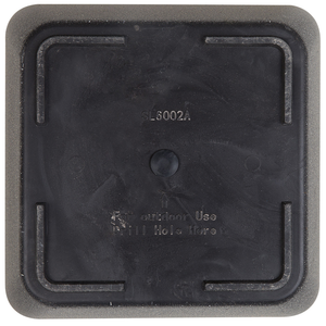 Set di 2 vasi per piante fioriera in poliresina solida grigio scuro in miscela di pietra quadrata 49 x 49 cm resistente ai raggi UV