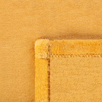 Coperta plaid in poliestere arancione 200 x 220 cm morbido durevole letto divano soggiorno stile classico