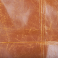 Sedia a farfalla in ecopelle di colore marrone soggiorno camera da letto design moderno