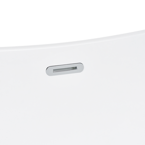 Vasca da bagno nera con argento sanitario singolo acrilico 170 x 77 cm autoportante moderno