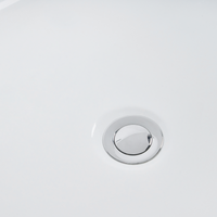 Vasca da bagno nera con argento sanitario singolo acrilico 170 x 77 cm autoportante moderno