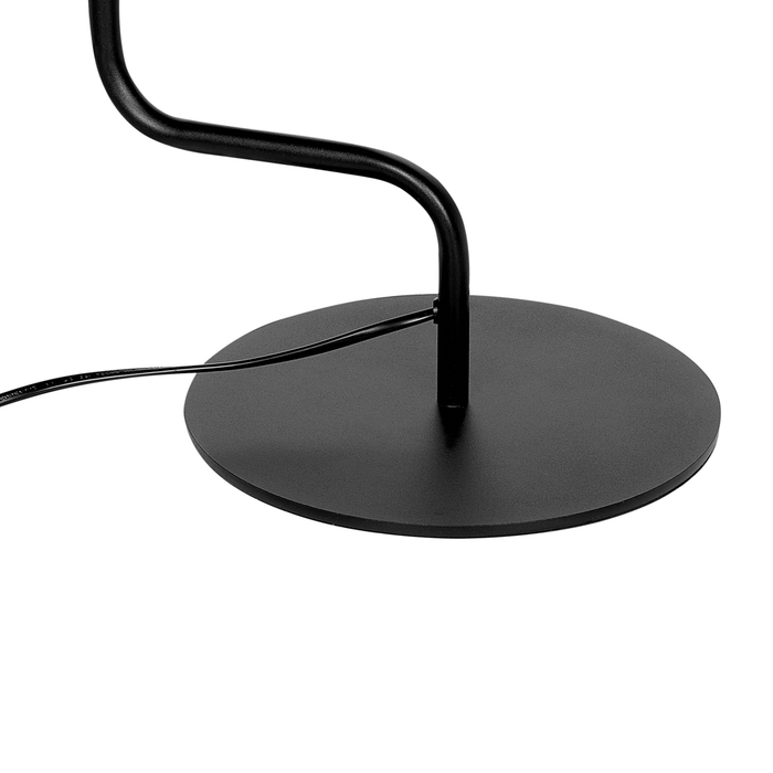 Lampada da terra in metallo nero 154 cm Paralume a cono regolabile Interruttore On-Off Camera da letto Soggiorno Casa Ufficio Illuminazione Design Industriale