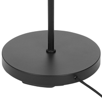 Lampada da terra base metallo oro argento paralume fumé vetro 175 cm Interruttore cordicella moderna camera da letto soggiorno