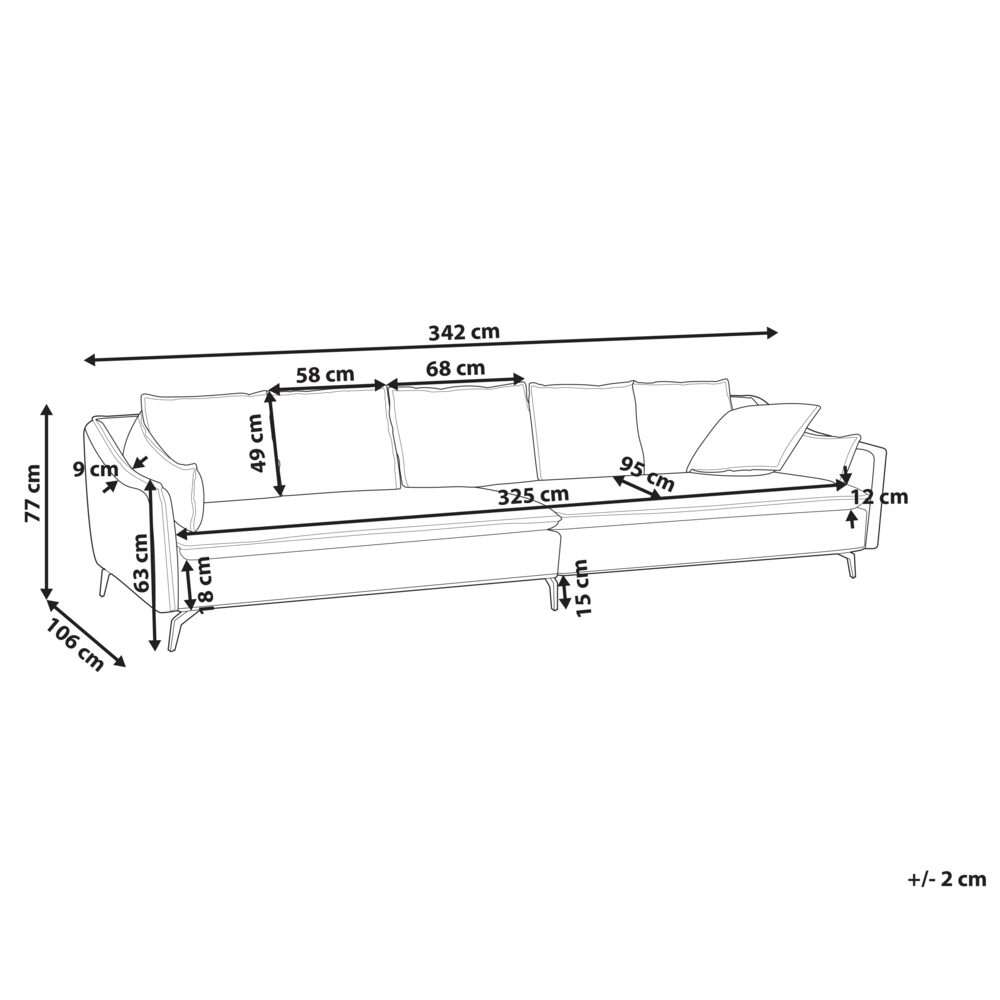 Divano 4 posti velluto rosa fucsia moderno glamour cuscini soggiorno