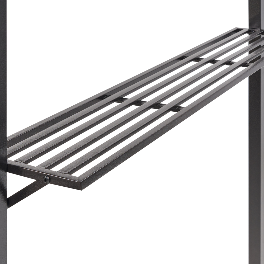 Gazebo Beige Tessuto Verde Scuro Acciaio 240 x 148 cm Telaio in metallo Tettoia con ganci e mensole Padiglione da giardino