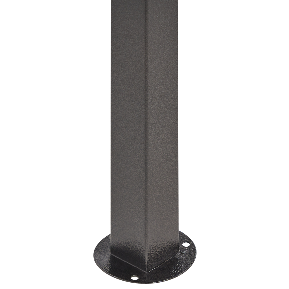 Gazebo Beige Tessuto Grigio Acciaio 240 x 148 cm Telaio in metallo Tettoia con ganci e mensole Padiglione da giardino