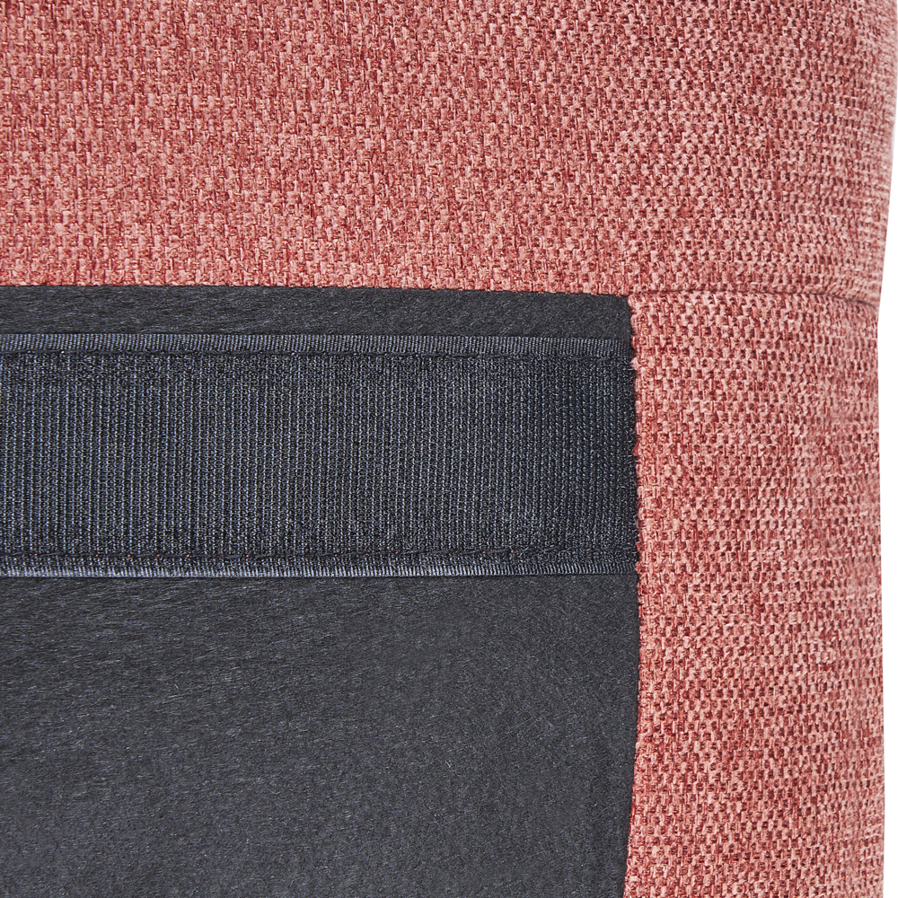 Divano 3 posti in tessuto rosa con piedi dorati curve morbide stile glamour elegante soggiorno