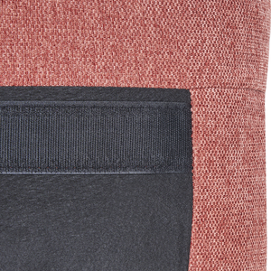 Divano 3 posti in tessuto rosa con piedi dorati curve morbide stile glamour elegante soggiorno