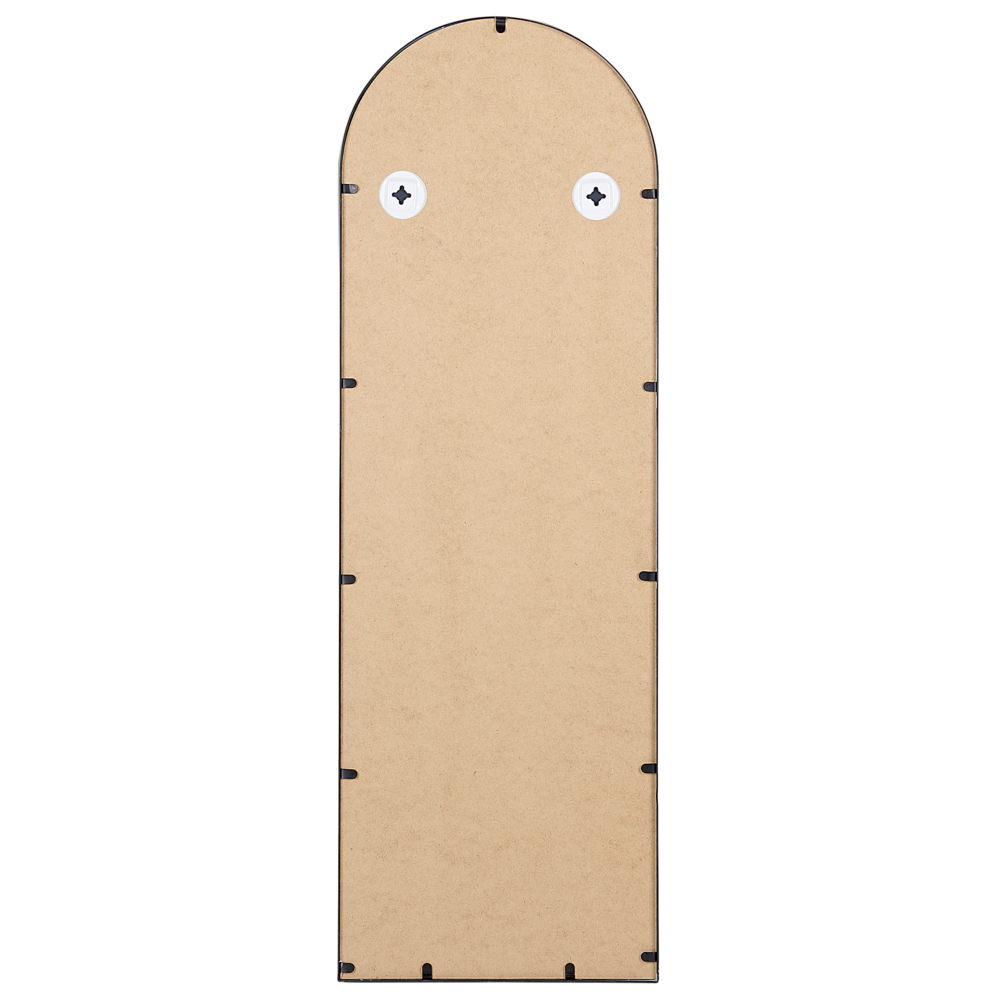 Specchio da parete a forma di finestra con struttura in metallo di colore nero 40 x 120 cm stile moderno industriale