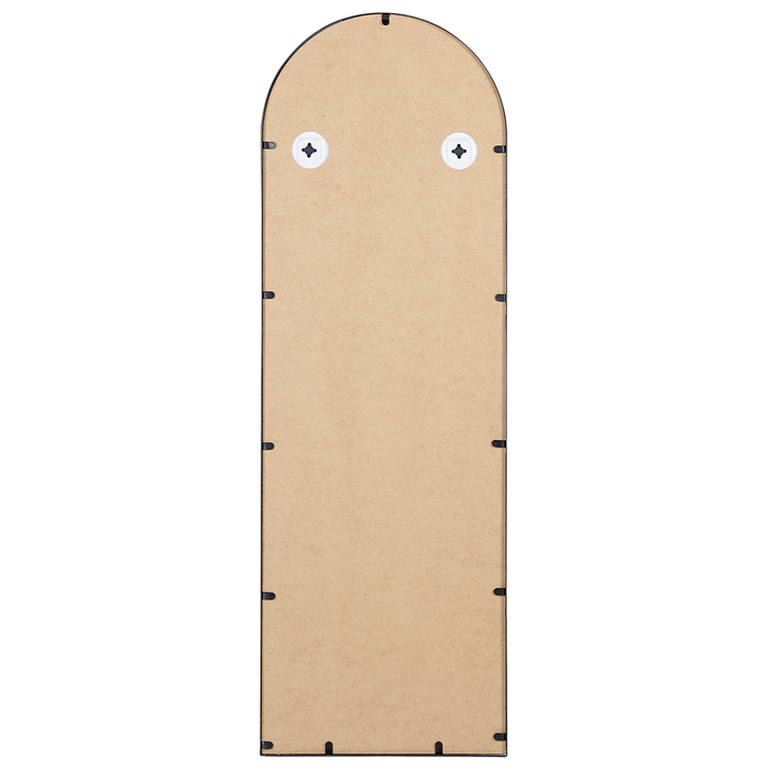 Specchio da parete a forma di finestra con struttura in metallo di colore nero 40 x 120 cm stile moderno industriale