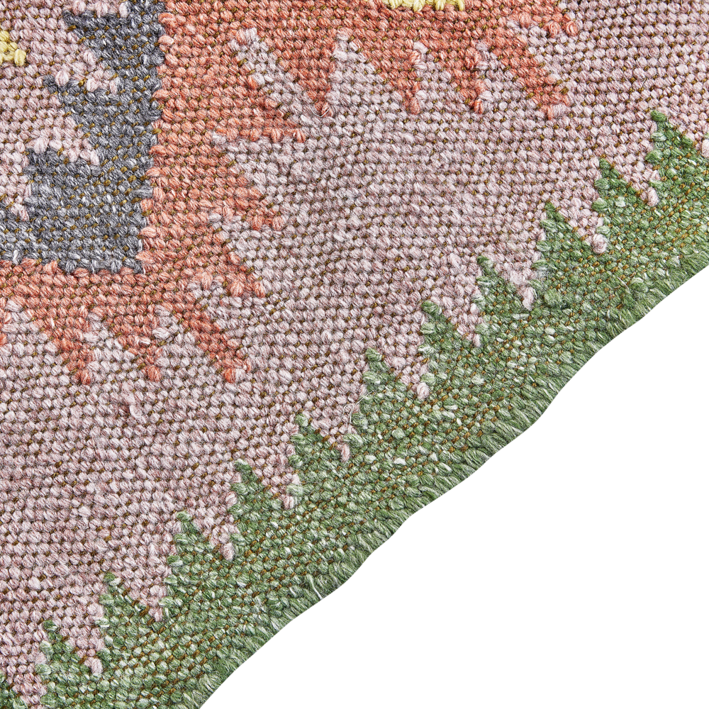 Tappeto a strisce multicolore in stile indiano 140 x 200 cm camera da letto soggiorno