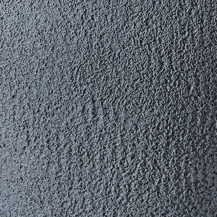 Vaso da fiori in argilla grigio 36 x 36 x 32 cm per interni ed esterni resistente alle intemperie