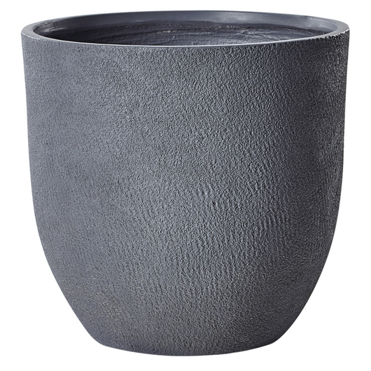 Vaso da fiori in argilla grigio 55 x 55 x 53 cm per interni ed esterni resistente alle intemperie