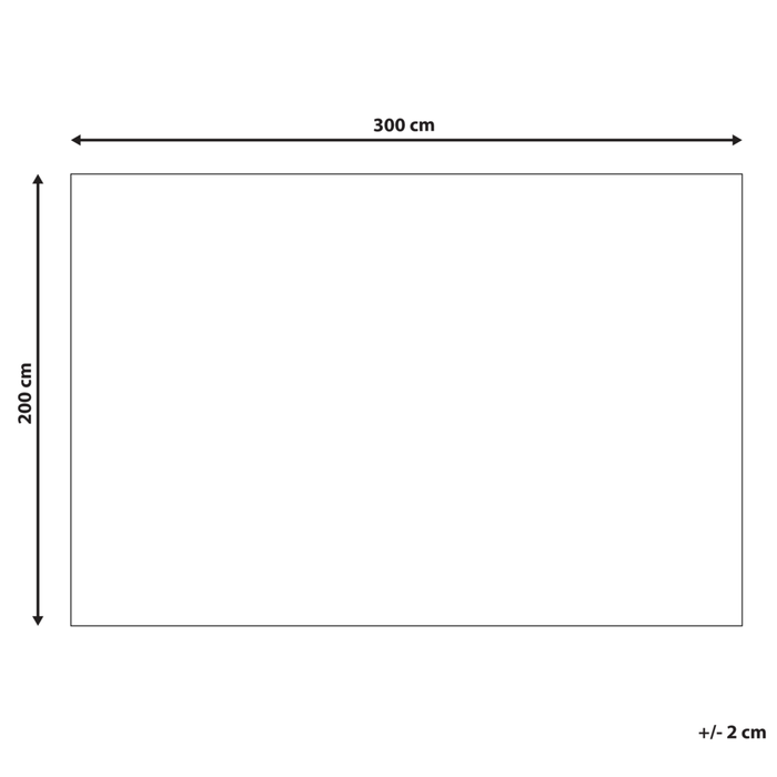 Tappeto in cotone con motivo geometrico 200 x 300 cm multicolore stile moderno camera da letto soggiorno