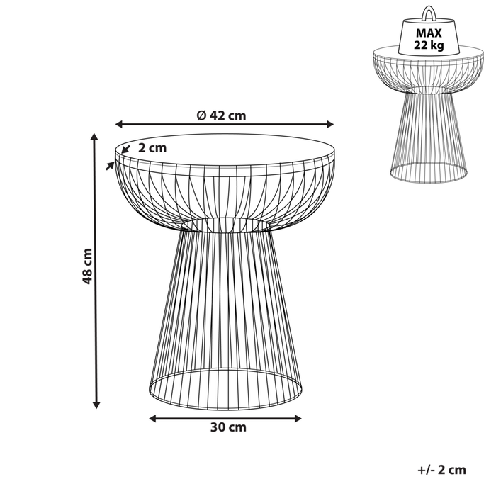 Tavolino con piano in marmo bianco e struttura in metallo dorato 41 x 41 cm Rotondo Soggiorno moderno Glam Camera da letto
