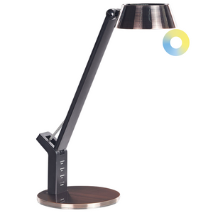 Lampada a LED rame con piastra metallica con supporto usb 40 cm cameretta ufficio soggiorno