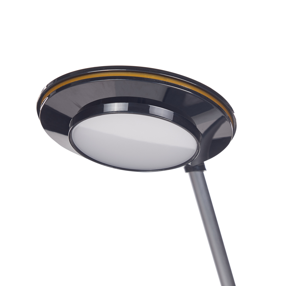 Lampada da soffitto a LED con piastra metallica nera 45 cm supporto USB ufficio soggiorno cameretta