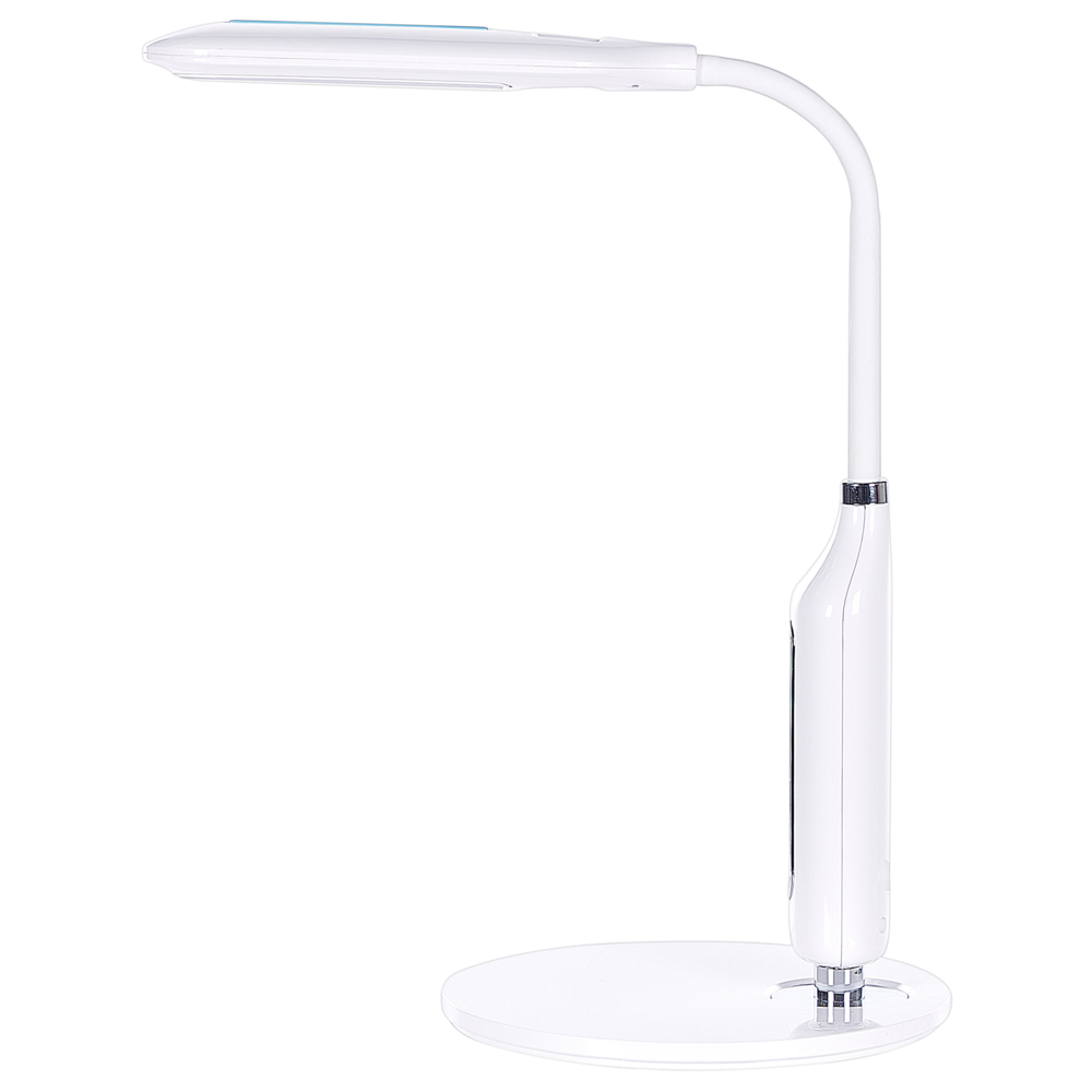 Lampada da ufficio LED bianco materiale sintetico braccio regolabile 38 cm ufficio cameretta soggiorno