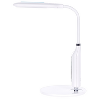 Lampada da ufficio LED bianco materiale sintetico braccio regolabile 38 cm ufficio cameretta soggiorno