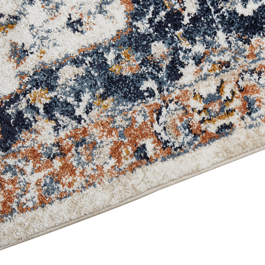 Tappeto poliestere multicolore 80 x 150 cm stile orientale soggiorno camera da letto