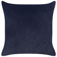 Set di 2 cuscini decorativi in velluto nero con motivo a foglie 45 x 45 cm Stampa in lamina d'oro Accessori decorativi