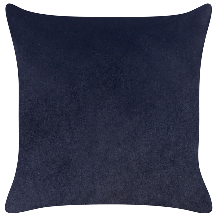 Set di 2 cuscini decorativi in velluto nero con motivo a foglie 45 x 45 cm Stampa in lamina d'oro Accessori decorativi