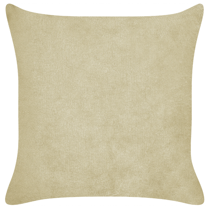 Set di 2 cuscini decorativi in velluto a coste verde oliva 43 x 43 cm con motivo a righe Design moderno Cuscini decorativi