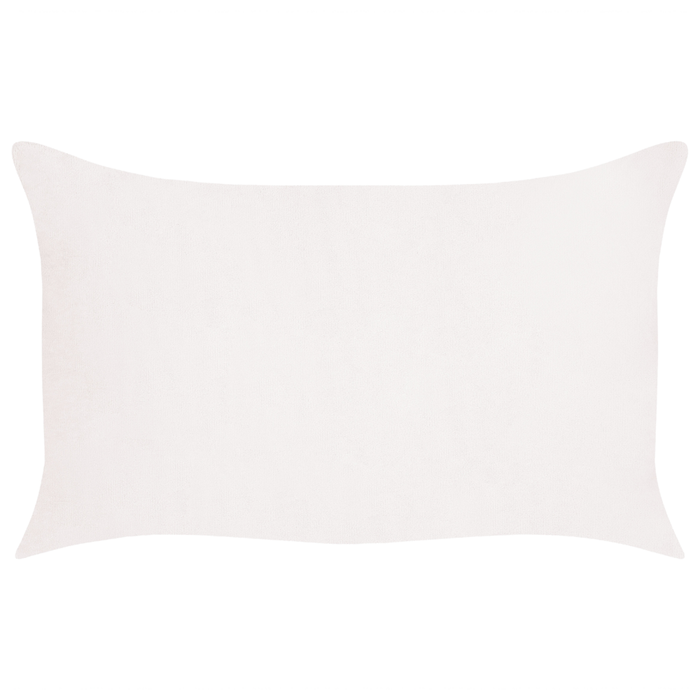 Set di 2 cuscini da lancio Cuscini decorativi in velluto a coste 50 x 30 cm bianco sporco