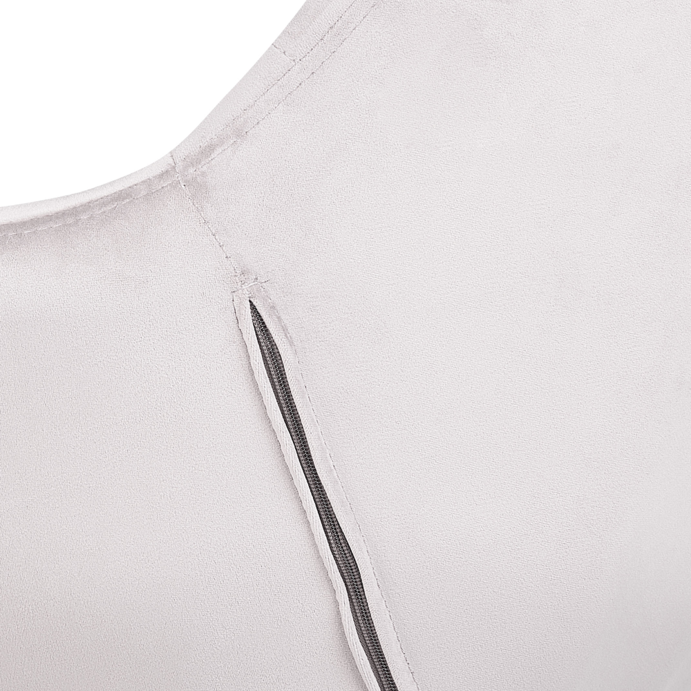 Sedia da ufficio in velluto grigio girevole regolabile in altezza stile moderno home office