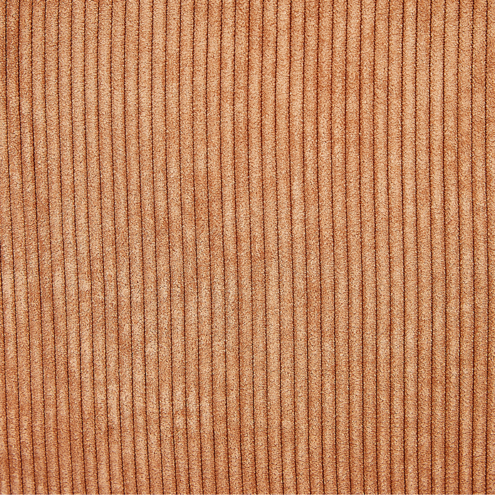 Set di 2 cuscini decorativi in velluto a coste arancione 43 x 43 cm stile moderno tradizionale