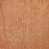 Set di 2 cuscini decorativi in velluto a coste arancione 43 x 43 cm stile moderno tradizionale