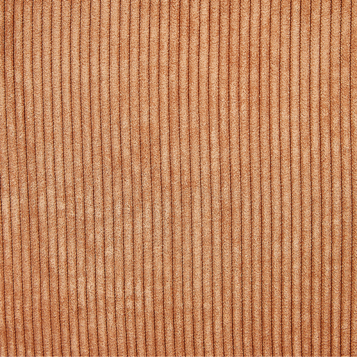 Set di 2 cuscini decorativi in velluto a coste arancione 43 x 43 cm stile moderno tradizionale