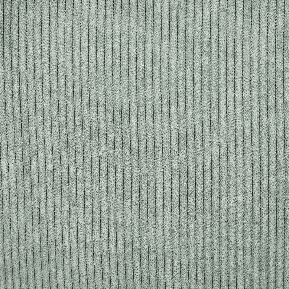 Set di 2 cuscini decorativi in velluto a coste verde chiaro 43 x 43 cm stile moderno tradizionale