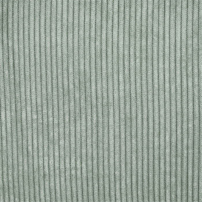 Set di 2 cuscini decorativi in velluto a coste verde chiaro 43 x 43 cm stile moderno tradizionale