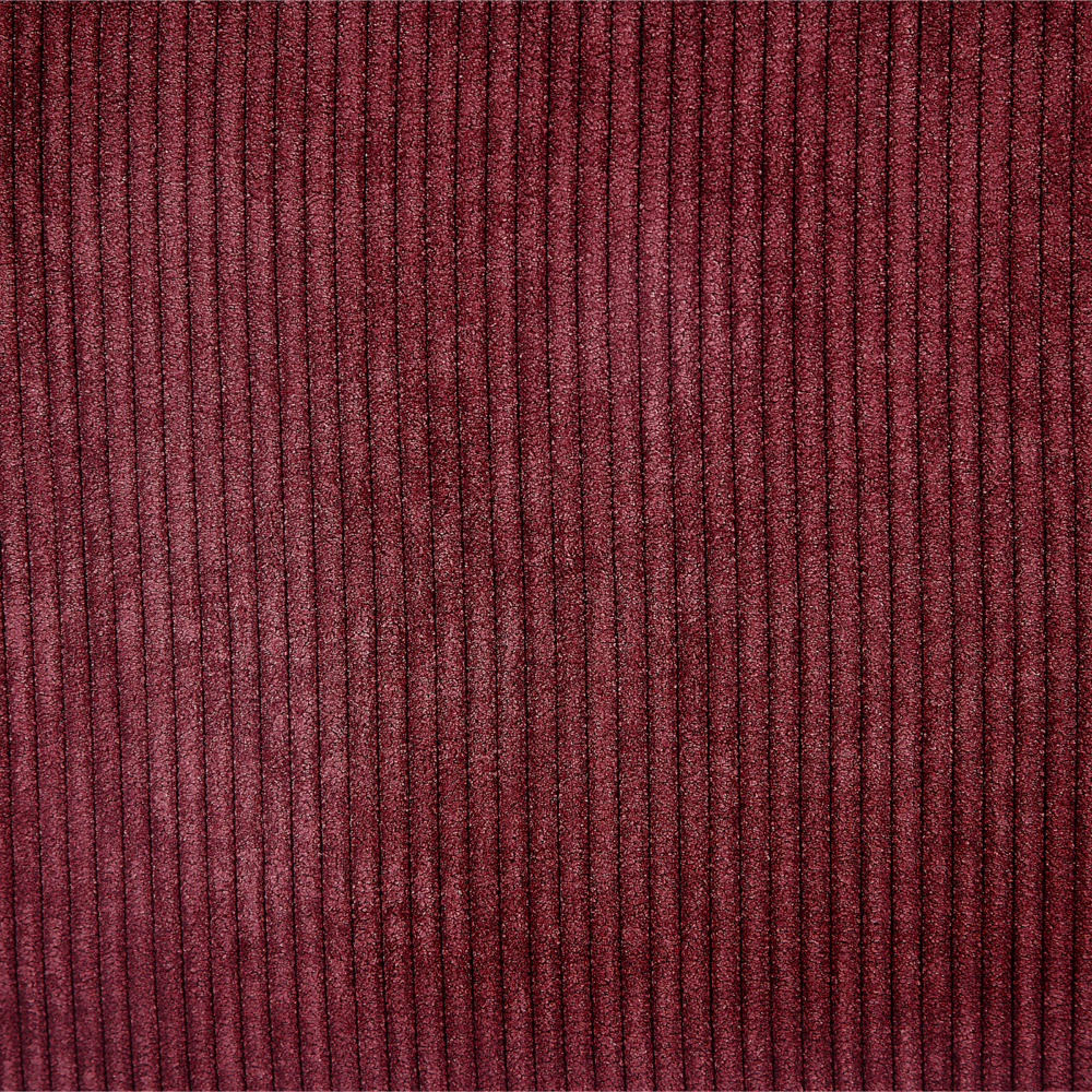 Set di 2 cuscini decorativi in velluto a coste borgogna 47 x 27 cm stile moderno tradizionale